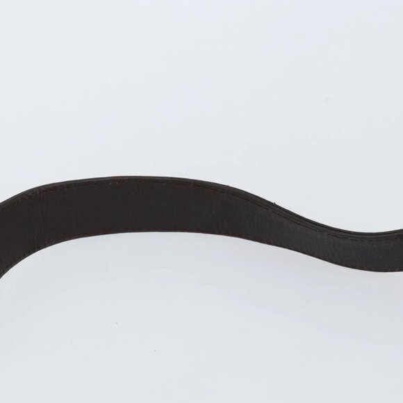 GUCCI Bamboo Shoulder Bag Suede 2way Dark Brown Gold Auth - Picture 11 of 16